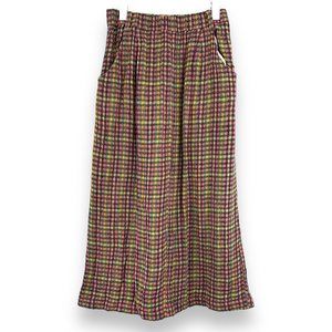 NWT ace & jig Sasha Plaid Maxi Skirt in Posie
